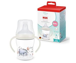 NUK Perfect Match Vaso Aprendizaje Bebe | 6+ meses | 150 ml | Vaso antiderrames para niños pequeños | Asas antideslizantes | Disney Winnie the Pooh | 1 unidad