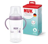 NUK Perfect Match Vaso de Aprendizaje Bebe | 6+ meses | 260 ml | Vaso antiderrames para niños pequeños | Asas antideslizantes | Hipopótamo | 1 unidad