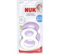 Nuk Set Anillo Mordedor Suave Rígido 3-12m 2uds
