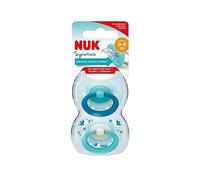 Nuk Signature - Chupete de silicona, 0-6 meses