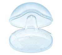 NUK Protectores de pezón de silicona con caja de almacenamiento Pack de 2