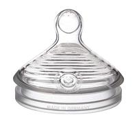 NUK Simply Natural - Pezones para botella de flujo lento, 2 unidades