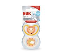 Nuk Space Chupete León Sol 6-18 Silicona 2 uds