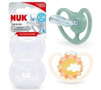 Nuk Chupete Fisiológico Silicona +6m Osito Ballena Set de 2