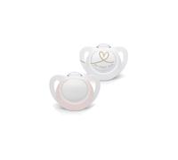 NUK Star Chupete de silicona 0-6M x2