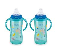 NUK Taza de aprendizaje, 10 onzas, paquete de 2, más de 8 meses