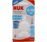 Nuk Tetina Fc+ Flow Control 6-18 Meses Silicona 2uds