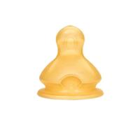 NUK - Tetinas First Choice látex suaves y flexibles tipo pezón materno para lactancia combinada, talla M (6+ meses), flujo medio ideal para leche