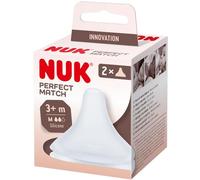 Nuk Tetinas Perfect Match de Silicona Flujo Medio +3m 2 uds