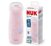 NUK Vaso Mini-Me Sip para niños pequeños | 9+ meses | 300 ml | Botella de agua para niños | Boquilla endurecida a prueba de fugas | A prueba de roturas | Abeja menta