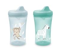 NUK® Vaso para sorber con boquilla dura avanzada, 10 onzas (paquete de 2)