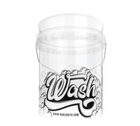 Nuke Guys Cubo de lavado de coche, 20 litros, transparente, extra reforzado, compatible con GritGuard y The Detail Guardz