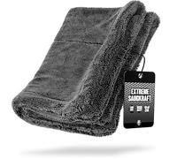 Nuke Guys Gamma Dryer L | Paño de Secado Ultra Absorbente 1400 gsm Gris 40 x 60 cm | sin Pelusas, Fibras Suaves Redondeadas, sin arañazos, Grande | paño de Microfibra Premium para Coche, Moto