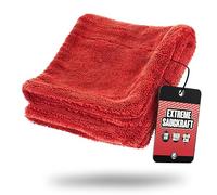 Nuke Guys Gamma Dryer S | Paño de Secado ultraabsorbente y manejable, 1400 g/m², Rojo, 40 x 40 cm, sin Pelusas, Fibras Suaves Redondeadas, antiarañazos, paño de Microfibra prémium para Coche, Moto