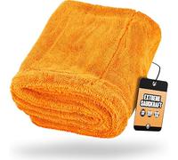 Nuke Guys Gamma Dryer XXL | Paño de Secado Ultra Absorbente 1400 gsm Naranja 50 x 80 cm | Sin Pelusas | Fibras Suaves Redondeadas, antiarañazos, Extra Grande | Paño de Microfibra Premium para Coche