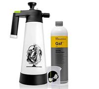Nuke Guys Juego de espuma de nieve Nuke Guys Foamer 2 L + KochChemie GSF Gentle Snow Foam 1 L + Nuke Guys taza medidora 150 ml escala con Nuke Guys Skull