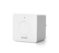 Nuki Bridge, Abrepuertas automático con Bluetooth y WiFi, extensión para el Nuki Smart Lock, cerradura electrónica, acceso remoto, Amazon Alexa, Apple HomeKit, Google Home, blanco