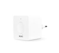 Nuki Bridge, Abrepuertas automático con Bluetooth y WiFi, extensión para el Nuki Smart Lock, cerradura electrónica, acceso remoto, Amazon Alexa, Apple HomeKit, Google Home, blanco