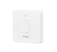 Nuki Opener, cerradura electrónica para edificios de apartamentos, controla tu interfono con el smartphone, abrepuertas automático, requiere Nuki Bridge WiFi, cerraduras inteligentes, blanco