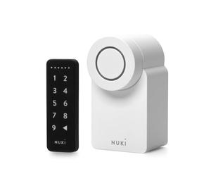 Nuki Smart Lock Go (2025) con Bluetooth & Matter, cerradura inteligente que convierte tu smartphone en llave, fácil instalación sin cambiar cilindro - Smart Lock con Keypad