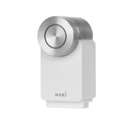 Nuki Smart Lock Pro (4.ª generación), cerradura inteligente con WiFi y Matter para acceso remoto, cerradura electrónica convierte tu smartphone en una llave, con batería, blanco