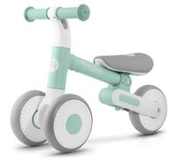 Nukido Bicicleta para niños a Partir de 1 año, Triciclo Infantil, Altura Ajustable, Ayuda para Aprender a Andar, Bicicleta, neumáticos de Espuma, Color Blanco, Gris y Menta