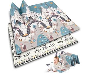 Nukido Estera de Espuma Plegable 180x200x1cm NK-340 montañas