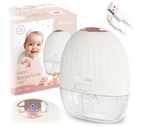 Nukido Extractor de leche eléctrico 3 modos portátil LED pantalla libre BPA silicona blanco