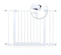 Nukido Safety Barrier, Safety Railing, Safety Railing, Safety Gate, Staircase and Stair Door, Spacer Gate for Children, Child Safety, Adjustable Width 77-108.5 cm, White