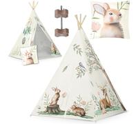Nukido Tipi Infantil Tienda India para Niños Interior Exterior Habitación Infantil Beige