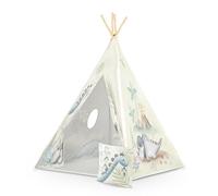 Nukido Tipi Tienda de campaña para niños Tippi, tienda de campaña Montessori, tienda de lectura, tienda de juegos para niños, para interior, con estabilizador de tienda de campaña, esterilla de