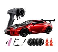 NULA 1:20 RC Drift Auto 4WD Coche de carreras de alta velocidad con iluminación, para GTR R35 Tipo 2 Drift Stuntfahrzeug, más de 20 km/h, modelo de coche deportivo teledirigido 2,4G