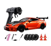 NULA 1:20 RC Drift Auto 4WD Coche de carreras de alta velocidad con iluminación, para GTR R35 Tipo 2 Drift Stuntfahrzeug, más de 20 km/h, modelo de coche deportivo teledirigido 2,4G