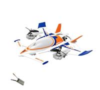 NULA Avión teledirigido de 8 canales con motores sin escobillas, 2,4 GHz EPP-VTOL, modelo de avión de ala fija para despegue vertical, vuelo flotante y avance, giroscopio de 6 ejes, naranja RTR / 1