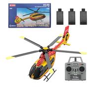 NULA C190 RC Helicóptero Juguetes para Adultos 2.4G 1/30 Escala 6CH 6 ejes Gyro teledirigido Militar Helicóptero Avión con Altitud/Posicionamiento Óptico de Flujo - RTF
