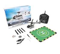 NULA Helicóptero teledirigido WL K160, giroscopio de 6 ejes 1:32 EC-145, clase 160, 4 canales, 2,4 GHz, Flybarless con función de retención de altitud, despegue y aterrizaje para adultos con un botón