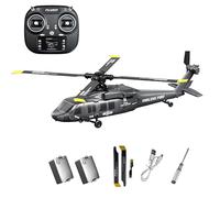 NULA K2000 UH-60 - Helicóptero teledirigido para Black Hawk, 2,4 GHz, 6 canales, sin escobillas, con giroscopio de 6 ejes y función de retención de altitud, flujo óptico y vuelo invertido 3D de una