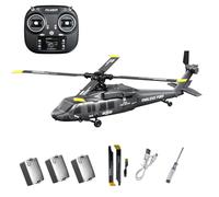 NULA K2000 UH-60 - Helicóptero teledirigido para Black Hawk, 2,4 GHz, 6 canales, sin escobillas, con giroscopio de 6 ejes y función de retención de altitud, flujo óptico y vuelo invertido 3D de una