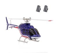 NULA RC ERA A60 Mini Bell 206 1/42 4CH Flybarless RC Helicóptero teledirigido, helicóptero teledirigido giroscopio de 6 ejes con retención de altitud posicionamiento óptico de flujo RTF hobby para