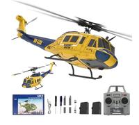 NULA RC ERA C032 UH-1 Huey RC helicóptero, escala 1/48 6CH, 2,4 G giro de 6 ejes control remoto avión militar con vuelo de retorno 3D mantenimiento de altitud para adultos principiantes (RTF/2 batería