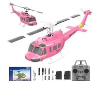 NULA RC ERA C032 UH-1 Huey RC Helicóptero teledirigido, escala 1/48 6CH, 2,4 G, giroscopio militar teledirigido de 6 ejes con vuelo de retorno 3D, mantenimiento de altitud para adultos principiantes