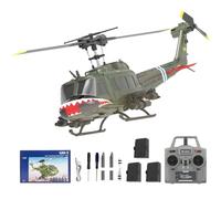 NULA RC ERA C032 UH-1 Huey RC Helicóptero teledirigido, escala 1/48 6CH, 2,4 G, giroscopio militar teledirigido de 6 ejes con vuelo de retorno 3D para adultos principiantes (RTF/3 batería)