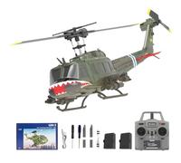 NULA RC ERA C032 UH-1 Huey RC Helicóptero teledirigido, escala 1/48 6CH, 2,4 G, giroscopio militar teledirigido de 6 ejes con vuelo de retorno 3D, mantenimiento de altitud para adultos principiantes