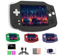 NULA RG 34XX - Consola de juegos portátil retro con tarjeta TF de 128 G, 8000+ juegos, pantalla IPS de 3,4 pulgadas 720 x 480 Cortex-A53 Linux 64 bits Retro emulador de videojuegos, reproductor de