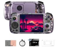 NULA RG406H - Consola de juegos portátil retro con tarjeta TF 256G / 9000+ juegos, pantalla táctil de 4 pulgadas, 5000 mAh, Android 13 Unisoc T820, procesador retro emulador de videojuego