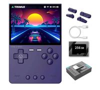NULA Trimui Brick - Consola de juegos portátil, con tarjeta TF de 256 GB, pantalla IPS de 3,2 pulgadas, Emulador retro, consolas de videojuegos, sistema Linux, adultos y niños