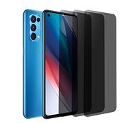 nulala 3 Piezas Protector Pantalla de Privacidad para OPPO Find X3 Neo, Antiarañazos, Sin Burbujas, Dureza 9H Película Cristal Vidrio Templado Antiespia para OPPO Find X3 Neo