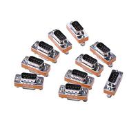 Null Modem Adaptador DB9 Macho a Hembra 10 Unidades