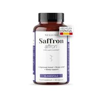 Nullure Azafran Capsulas Affron® 30mg | Extracto de Azáfran Español 3,5% Safranal + Crocin | Sin Aditivos y testado por terceros | Saffron Supplement | Vegano | 120 cáps (2 meses)