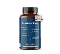 Nullure Complejo Prostata Capsulas | Saw Palmetto 320mg + Calabaza + Ortiga + Licopeno | Salud Prostática · Inflamada| Prostate Care |Vegano y Sin Aditivos| 120 cáps (2 meses)| Fabricado en España